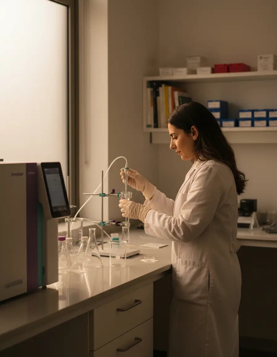 Laboratory analysis process